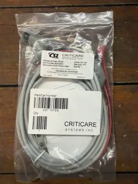 83305b001 Criticare Systems 1073/s Direct-connect Ecg Cables New