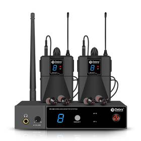 D Debra 787996935478 Wireless In Ear Monitor System Er-280 Uhf Professional Mono Iem Syste