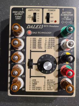 Dale Technology Dale13 Ecg/arrhythmia Simulator