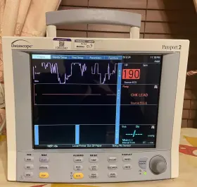 0996-00-0045-001 Datascope Passport 2 Patient Monitor With Accessories
