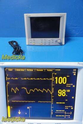 Datascope 0998-00-0170-0016a Passport 2 Monochrome Patient Monitor Temp Nbp Spo2 Ecg 35811