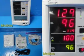 0998-00-0444-jb1 Datascope Mindray Accutorr Plus Monitor With Patient Leads 35826