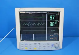 0998-00-0500-0014a Datascope Spectrum Patient Monitor With Nibp Ecg Masimo Spo2 And Temp