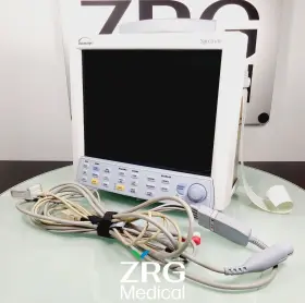 0998-00-0500-1002a Datascope Spectrum Patient Monitor With Stand Mount And Cables