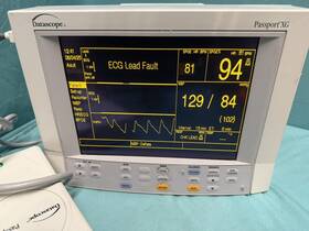 Datascope 0998-uc-0134w44 Passport Xg Masimo Spo2 Monochrome Patient Monitor