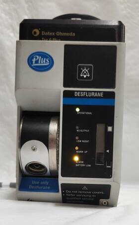 Datex Ohmeda 1107-9601-000 Tec 6 Plus Anes Vaporizer Desflurane