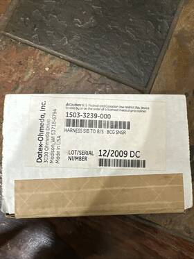 Datex Ohmeda 1503-3239-000 Flow Sensor Ref