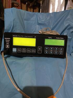 Datex Ohmeda Biox-3700 Biox 3700 Pulse Ox. Patient Monitor