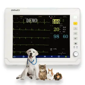 Ecg.spo2.hr Dawei Hm10 Patient Monitor With Nibp Resp Temp For Cat Dog Animals Use Ecg.spo2.hr Dawei Hm10 Patient Monitor With Nibp Resp Temp For Cat Dog Animals Use