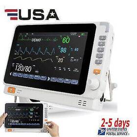 Denshine Rpm-9000c2 10inchpatient Monitor 6-parameter Ecg Spo2 Temp Icu Vital Sign Cardiac