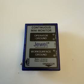 Desco 19218 Continuous Mini Monitor Operator Ground Worksurface Pre-owned