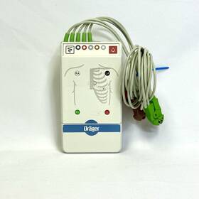 Dr Ger 7865624 Drager Draeger Med Telemetry Transmitter With 5 Leads 608-614 Mhz Ecg
