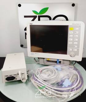 Dr Ger Ms18596 Drager Infinity Delta Xl With Power Supply Dock Station And Cables