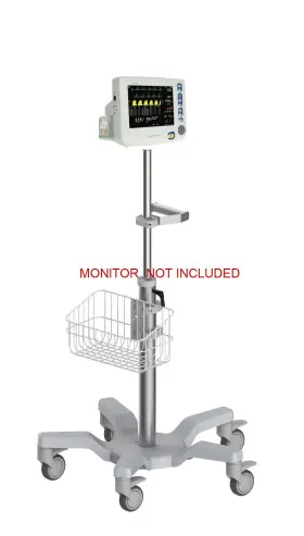 Mt-201-csi-8100ep Eastshore Rolling Roll Stand For Spacelabs Qube Monitor Big Wheel New Mt-201-csi-8100ep Eastshore Rolling Roll Stand For Spacelabs Qube Monitor Big Wheel New