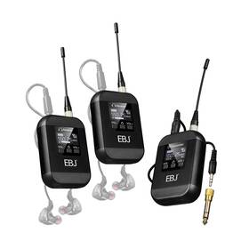 Ebj Sq-01-2 Wireless In Ear Monitor System Uhf In-ear Monitoring With Transmitter Re