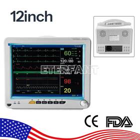 Eterfant Snp900n 12 Inch Patient Monitor Icu Ccu Vital Sign For Hospital/wall Mount Bracket Us