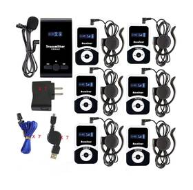 Exmax 712323627351 Atg-100t 195mhz Wireless Tour Guide System Headsets Voice Transmission