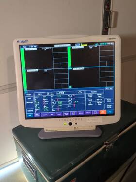 Fukuda Ds-7300 Denshi Ds-7700 Dynascope Central Station Patient Monitor Mab-9553 System