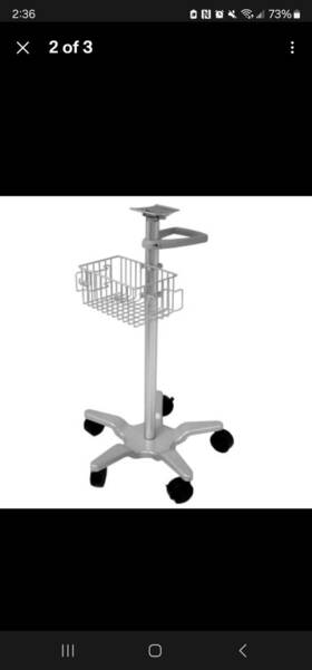 Gcx 32655 Rolling Stand For Ge Dash 2000 3000 4000 Eagle Cardiocap 5 900276011 Monitor
