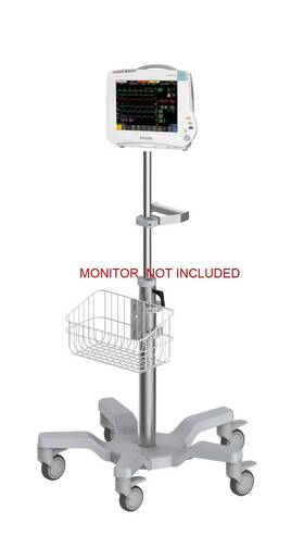 Gcx Ag-0018-60g-04 New Rolling Stand For Philips Intellivue Vital Signs Monitor Mx Mp And Xg