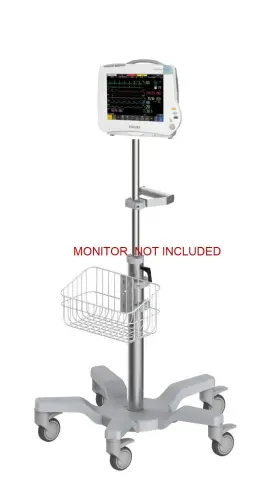 Ag-0018-60g-04 Gcx New Rolling Stand For Philips Intellivue Vital Signs Monitor Mx Mp And Xg