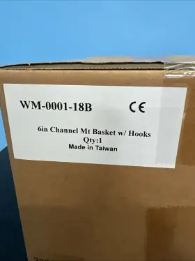 Wm-0001-18b Gcx For A 6in Channel. Mt Basket W Hooks