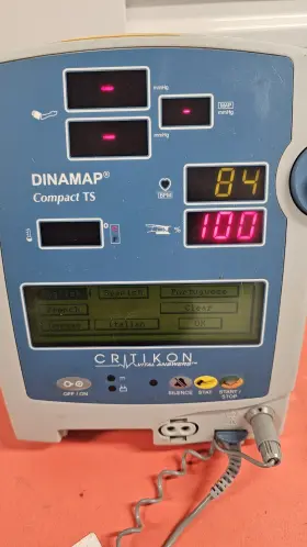 117208 Ge Critikon Dinamap Compact Ts Nbp Spo2 Print Monitor Without Adapter Untested Parts 117208 Ge Critikon Dinamap Compact Ts Nbp Spo2 Print Monitor Without Adapter Untested Parts