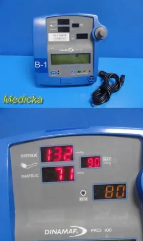 117260 Ge Critikon Dinamap Pro 100 Vital Signs Monitor Only Ref 38876 117260 Ge Critikon Dinamap Pro 100 Vital Signs Monitor Only Ref 38876