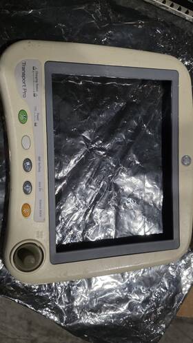 Ge 2015204-002 Transport Pro Front Cover W Pcb Rev C Grayhill Rubber Insert