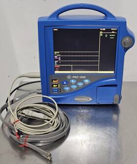 Ge 2019761-001 Dinamap Pro 1000 Patient Monitor Dp1100-edamx-en