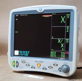 Ge 2023615-030 Dash 5000 Co2 Patient Monitor 2013427-001 Rev A N159 C
