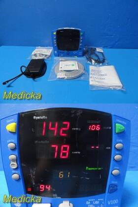 Ge 2038172-001-206917 Dinamap V100 Carescape Patient Monitor With New Battery Leads 39888