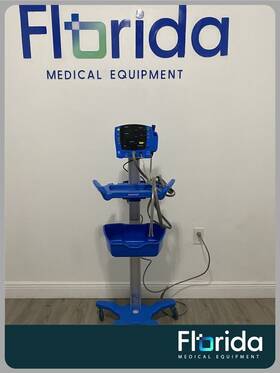 Ge 2038172-001-219312 Carescape V100 Patient Monitor Nibp Temp Nellcor Spo2 Printer Metal Stand