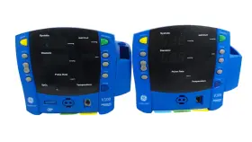 2038172-001-304583 Ge Lot Of 2 Different Models Carescape Dinamap V100 Vital Signs Monitor