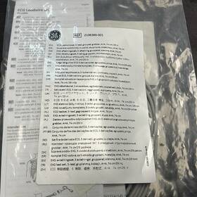 Ge 2106389-001 Oem Ecg Leadwire Set 5-lead Grabber Aha 74 Cm / 29 In # 2a11x