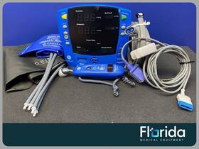 Ge 2108172-001 Dinamap Carescape V100 Patient Monitor With Psu Spo2 Nbp Leads Temporal Scanner