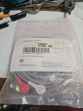 411202-002 Ge Healthcare 5 Leads Snap Ecg Lead Wirenew In The Package