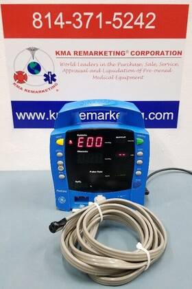 Ge 417375 Dinamap Procare Patient Monitor With Power Supply