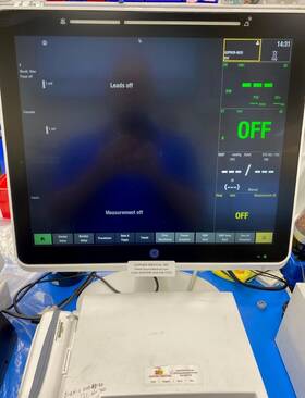Ge 5876727 Carescape Canvas 1000 Patient Monitor Loaded 2023 Year