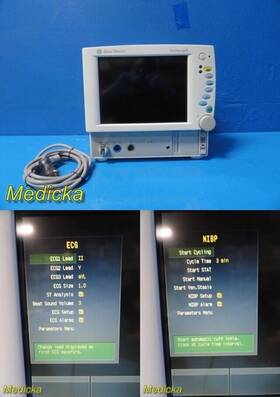 Ge 6051-0000-164-01 Datex Ohmeda Cardiocap 5 Patient Monitor Only For Parts And Repairs 34341