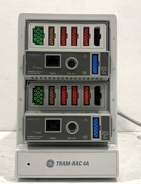 Ge 900031-006 Marquette Tram 451 Module Ecg Spo2 With 2 Tram-rac 4 Power Tested