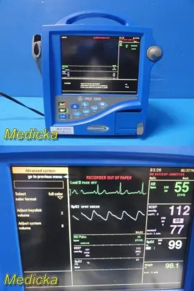 Dp-1100-edant-en Ge Dinamap Pro 1000 Patient Monitor Only Ecg Nbp Spo2 Nellcor And Temp 36923 Dp-1100-edant-en Ge Dinamap Pro 1000 Patient Monitor Only Ecg Nbp Spo2 Nellcor And Temp 36923