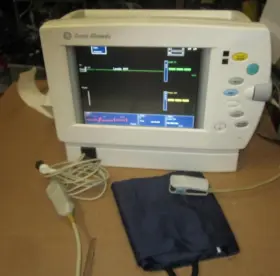 F-lm1-03 Ge Datex Ohmeda S/5 Light Color Patient Monitor Nibp Spo2 Ecg Temp Printer F-lm1-03 Ge Datex Ohmeda S/5 Light Color Patient Monitor Nibp Spo2 Ecg Temp Printer