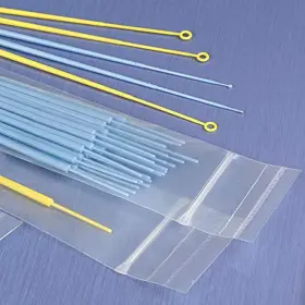 2871-10 Globe Scientific Inoculation Loop Flexible 1ul Calibration Certificate Sterile Ps Blue