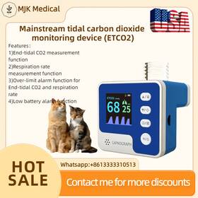 Hmy Ca10m Veterinary Capnograph With Respiration Rate Alarm For Anesthesia Monitoring