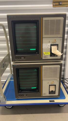 Hp 78560a Patient Monitor Medical Green Crt As Is
