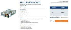 Integrated Power Designs Rel-185-1002-chco Design Rel-150-2005-chco 3.3vdc Supply