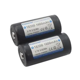 P1835c4 Keeppower 18350 Protected Li-ion Battery Rechargeable 3.7v 1600mah 5.92wh But