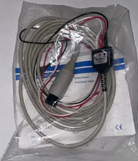 1340ps Kendall Welch Allyn / Ekg Ecg Patient Cable 3-lead Wire Snap 6-pin