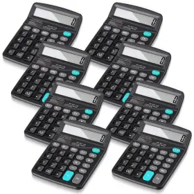 Konohan-electronic-02 Konohan 8 Pieces 12-digit Calculator Solar Basic Desktop Large Di